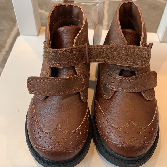 Carter's Shoes Carters Boys Dress Boots With Velcro Closure Size 7